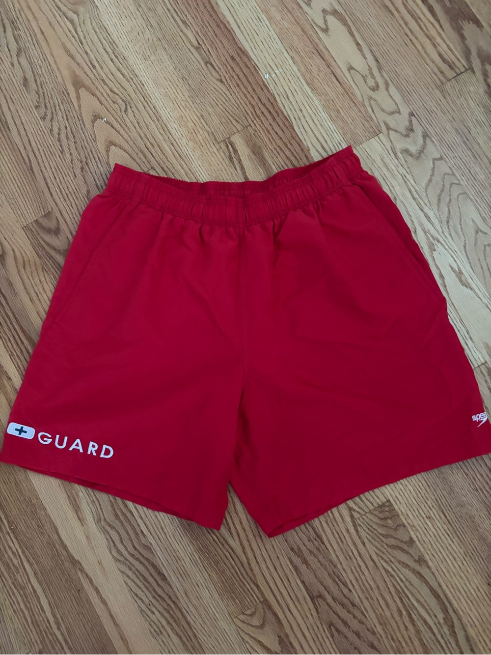 Speedo Men’s Red Guard Swim Shorts XL.  New without tags